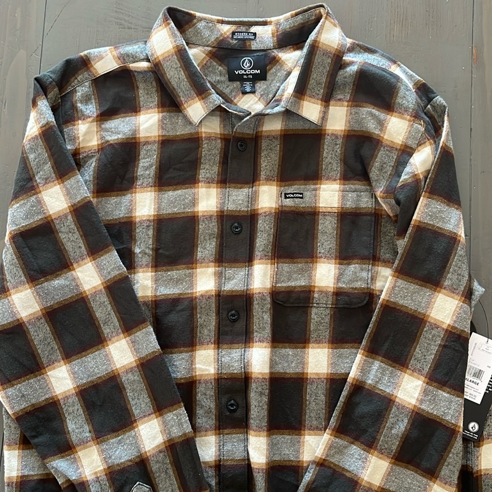 Volcom Mens Flannel XXL